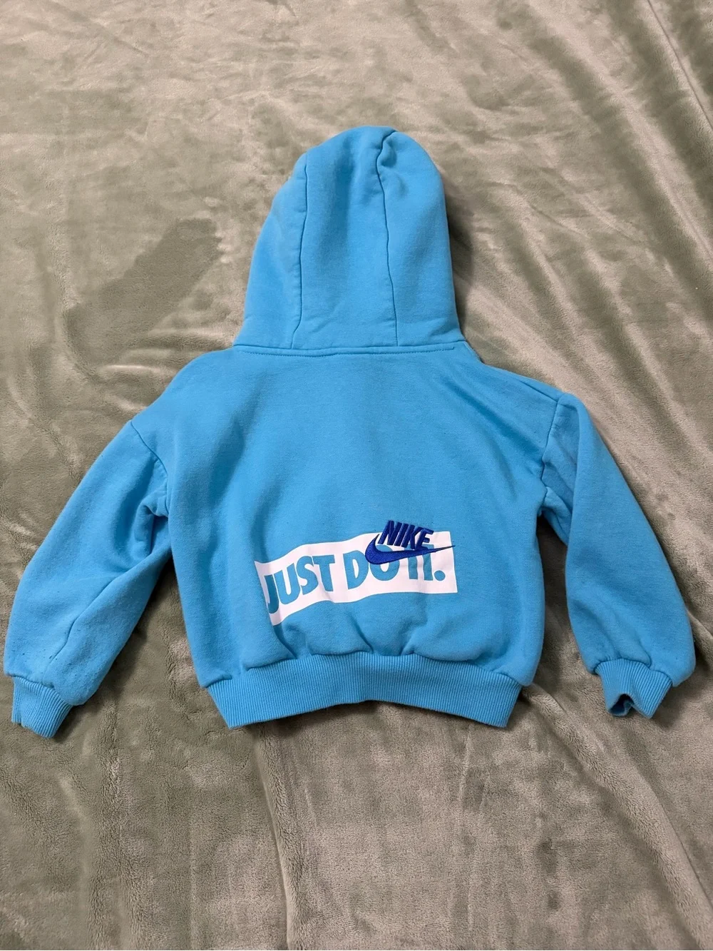 Nike Kids Blue Just Do It Pullover Hoodie Size 4 XS 3-4Y